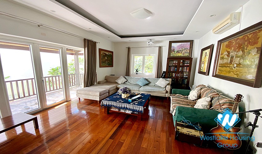 Good condition and fully furnished house for rent in Tay Ho District, Hanoi
